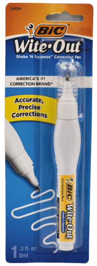 Bic Wite Out Correction Pen - 0.3 FL. OZ