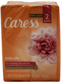 Caress daily silk Beauty Bar Soap - Floral Oil Essence - 2 Bars