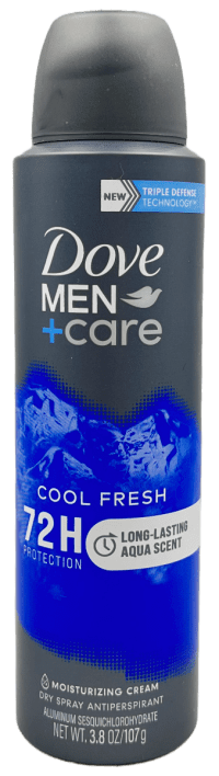Dove Men+Care  Dry Spray Antiperspirant - Cool Fresh - 3.8 OZ