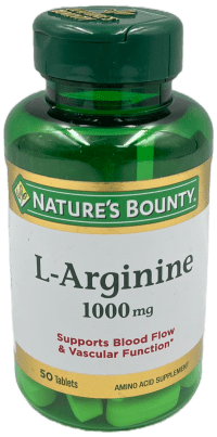 Nature's Bounty L-Arginine 1000 mg Tablets - 50 Ct