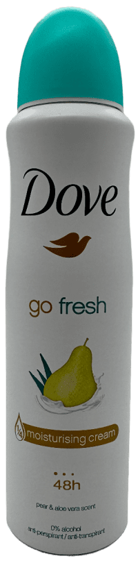 Dove Go Fresh Anti-Perspirant Spray - Pear & Aloe Vera Scent - 150mL